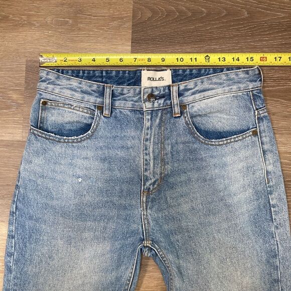 Rolla's Stub Slim Short Leg Distressed Jeans Sz 30X32 - Picture 9 of 14